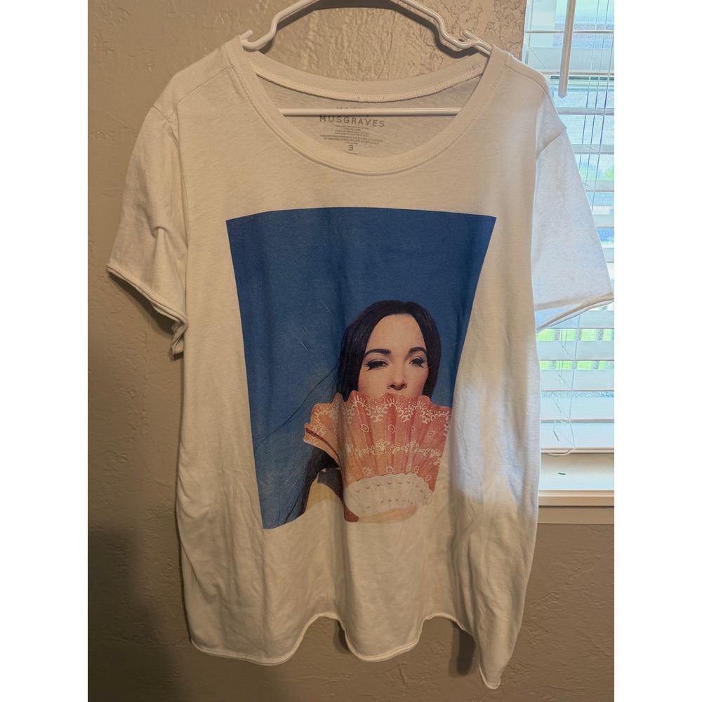 Kacey Musgraves Official Tour Merchandise Graphic Tee White Size 3 Photo Print